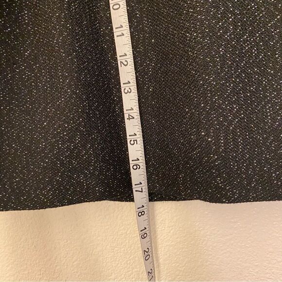 Gap Black Textured tweed lined A-Line Skirt with pockets Career office skirt 0 - Picture 7 of 11